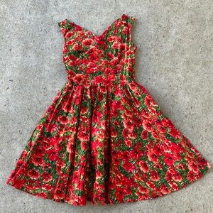 Bernie dexter poppy fields swing dress